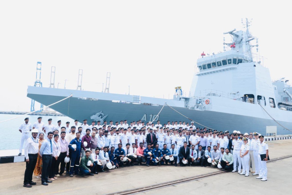 L&T मार्फत 'समर्थक' ही भारतीय नौदलाची पहिली स्वदेशी बहुउद्देशीय नौका (MPV) सुपूर्द