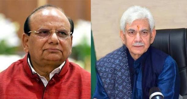लडाखचे नायब राज्यपाल विनय कुमार सक्सेना यांच्याकडे जम्मू-काश्मीरच्या नायब राज्यपालपदाचा अतिरिक्त कार्यभार