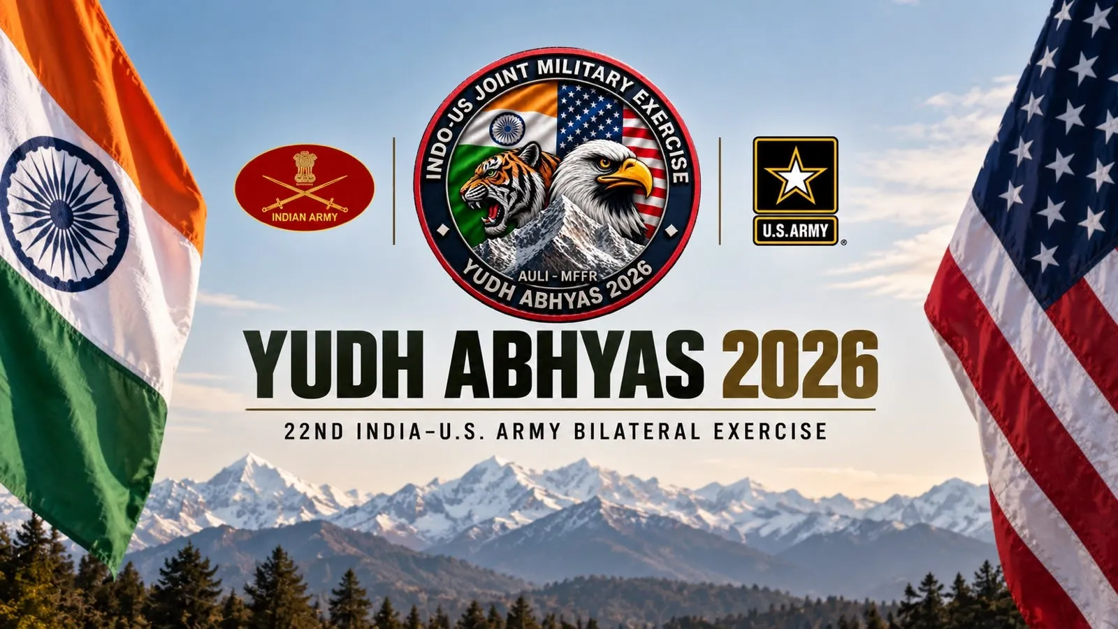 भारत-अमेरिका संयुक्त लष्करी सराव 'युद्ध अभ्यास २०२६' भारतात राजस्थान आणि उत्तराखंड येथे सुरू