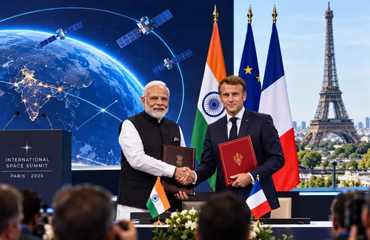 'आंतरराष्ट्रीय अंतराळ शिखर परिषद (International Space Summit)' २०२६ पॅरिस, फ्रान्स येथे संपन्न