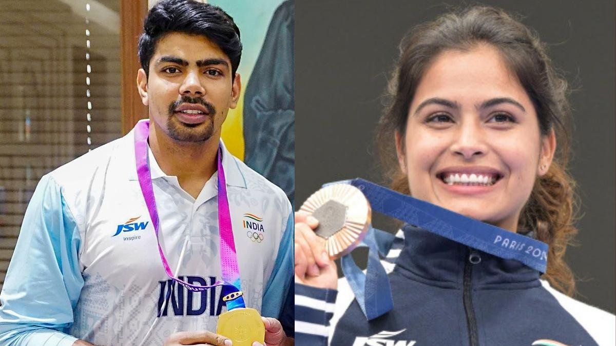 मनू भाकर आणि पवन सेहरावत यांची भारताचे आशियाई क्रीडा स्पर्धेतील ध्वजवाहक म्हणून निवड
