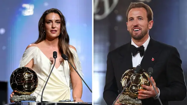 ७० वा बॅलन डी'ओर (Ballon d’Or) पुरुष गटात हॅरी केन तर महिला गटात ॲलेक्सिया पुटेलस यांना जाहीर
