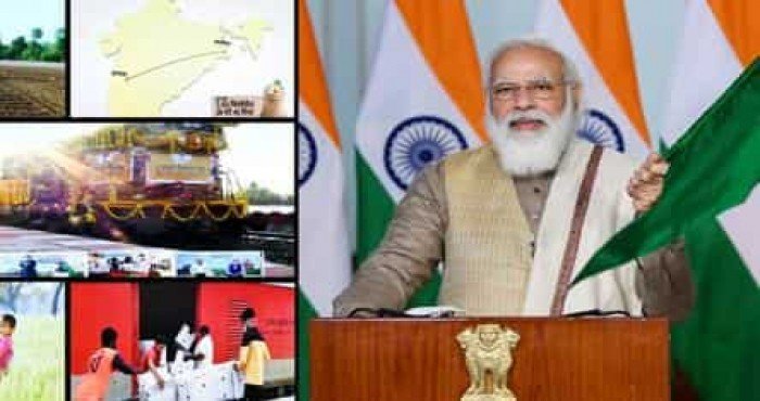 पंतप्रधान नरेंद्र मोदी यांच्यामार्फत १०० व्या ‘किसान रेल (Kisan Rail)’ चे अनावरण