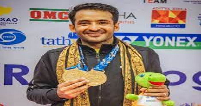 नितेश कुमारने चौथ्या पॅरा-बॅडमिंटन राष्ट्रीय स्पर्धेतील पुरुष दुहेरीत जिंकले सुवर्णपदक