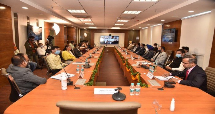 केंद्रीय अप्रत्यक्ष कर व सीमाशुल्क मंडळाचे (CBIC) अध्यक्ष अजित कुमार यांच्या हस्ते GST भवनचे उद्घाटन