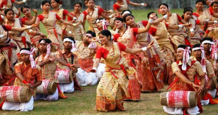 आसाम राज्यामध्ये काटी बिहू उत्सव साजरा
