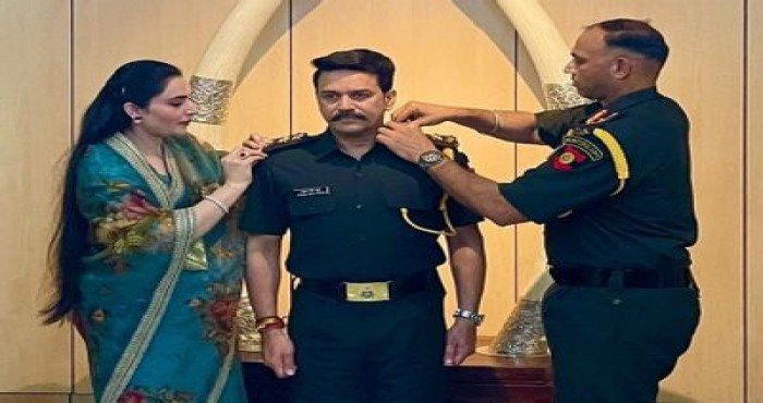 केंद्रीय मंत्री अनुराग ठाकूर यांना प्रादेशिक लष्करामध्ये कॅप्टन म्हणून पदोन्नती