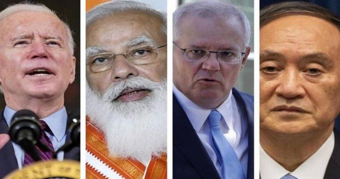 पंतप्रधान नरेंद्र मोदी यांची पहिल्या क्वाड शिखर परिषद (Quad Summit) २०२१ मध्ये उपस्थिती