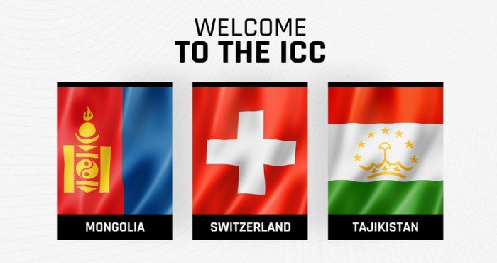 ICC मार्फत मंगोलिया, ताजिकिस्तान आणि स्वित्झर्लंड यांचे नूतन सदस्य म्हणून स्वागत