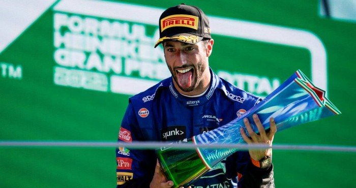 डॅनियल रिकार्डो बनला इटालियन ग्रँड प्रिक्स (Italian Grand Prix) २०२१ चा विजेता
