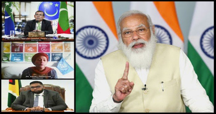पंतप्रधान नरेंद्र मोदी यांच्यामार्फत 'जागतिक शाश्वत विकास शिखर परिषद २०२१' चे उद्घाटन