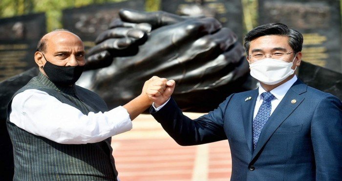 दिल्ली कॅन्टोन्मेंट येथे इंडो-कोरियन फ्रेंडशिप पार्कचे उद्घाटन