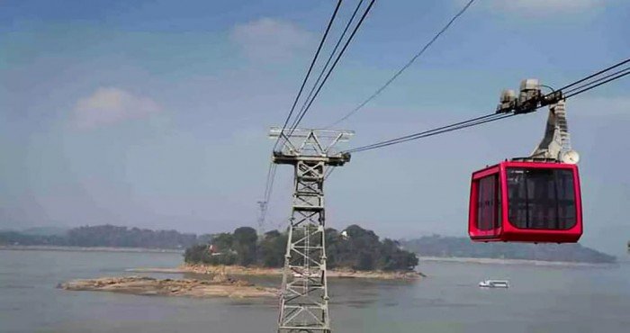 आसाममध्ये भारतातील सर्वात लांब नदी रोपवेचे उद्घाटन