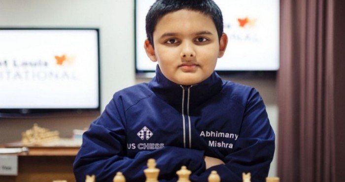 भारतीय-अमेरिकन वंशाचा अभिमन्यू मिश्रा ठरला सर्वात तरुण बुद्धीबळ ग्रँडमास्टर